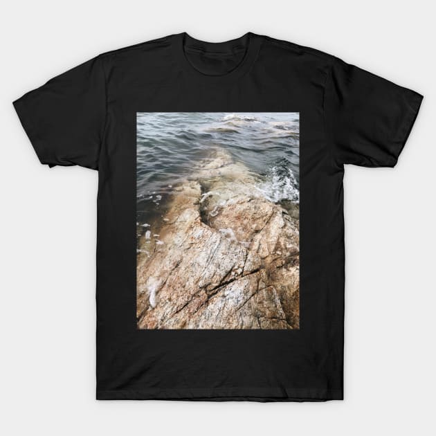 Rocks at High Tide T-Shirt by offdutyplaces